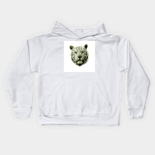 White tiger Kids Hoodie